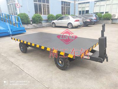 2噸移動(dòng)牽引平板拖車 無動(dòng)力叉車牽引全掛
