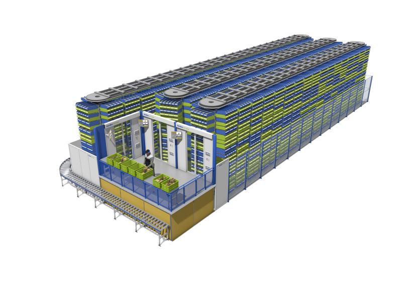 自動(dòng)貨柜-水平回轉(zhuǎn)式倉(cāng)儲(chǔ)系統(tǒng)