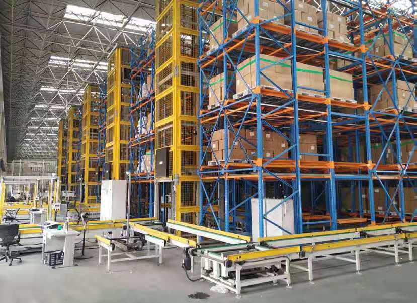 自動(dòng)化密集型四向穿梭車高架立體倉庫