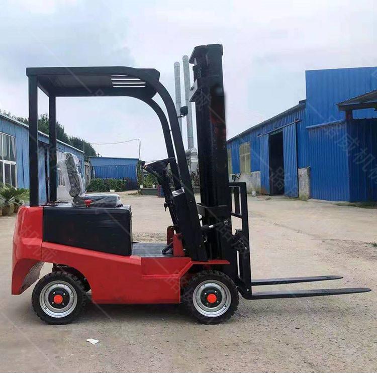 出售倉(cāng)庫(kù)裝卸電動(dòng)叉車 2噸小型堆高車 四輪座駕式電動(dòng)叉車