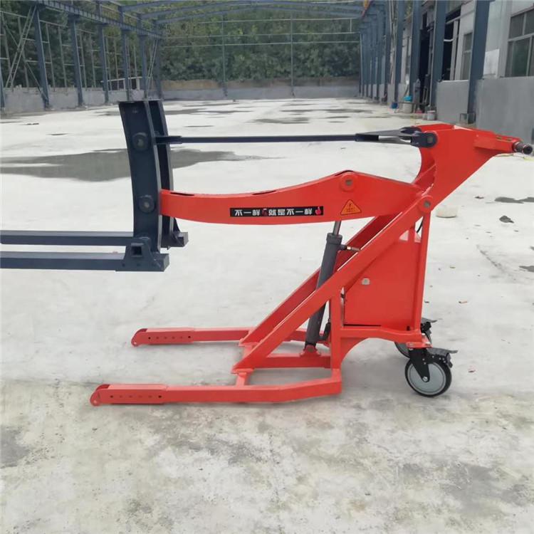 倉庫搬運(yùn)電動叉車 隨車用曲臂裝卸車 手推式電動液壓叉車廠家