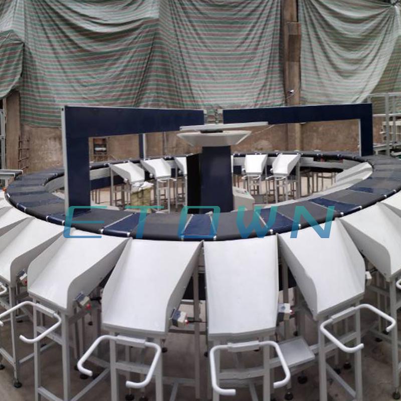 全自動(dòng)分揀設(shè)備物流倉(cāng)儲(chǔ)快遞物流輸送機(jī)智能分揀通用設(shè)備