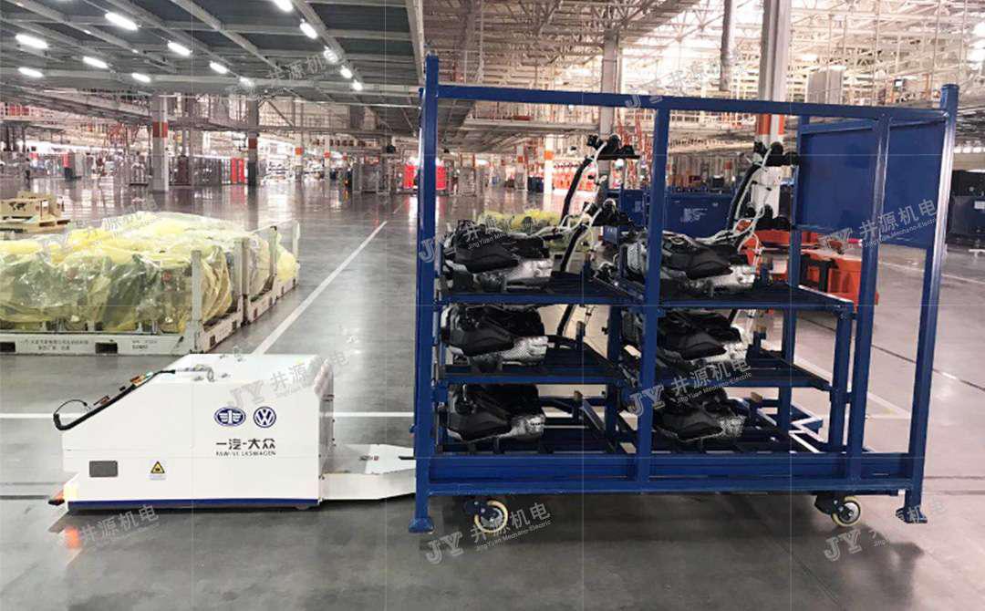 磁導(dǎo)航尾部牽引AGV