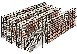 閣樓式貨架設(shè)計定做