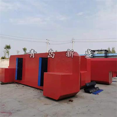 新盛 鋼覆式橋梁防撞設(shè)施 防撞護(hù)欄 箱型防撞塊