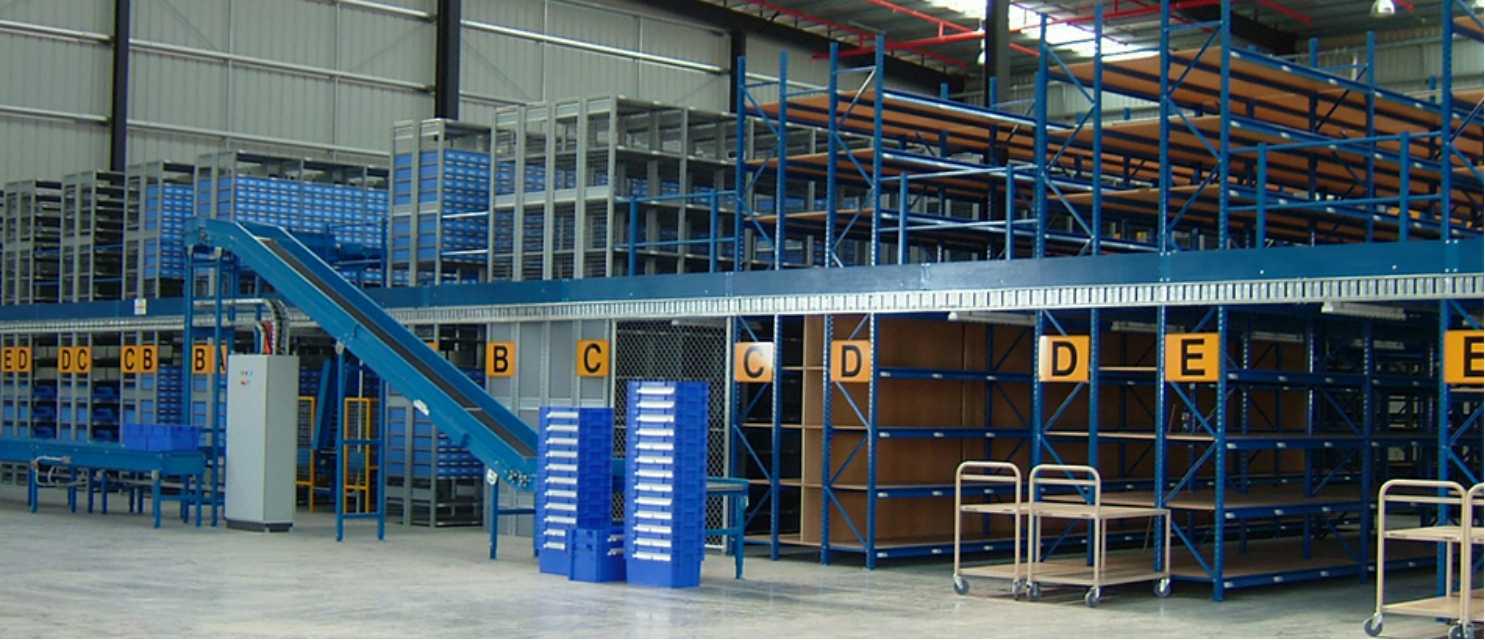 江蘇省無錫市賽維亞閣樓式貨架