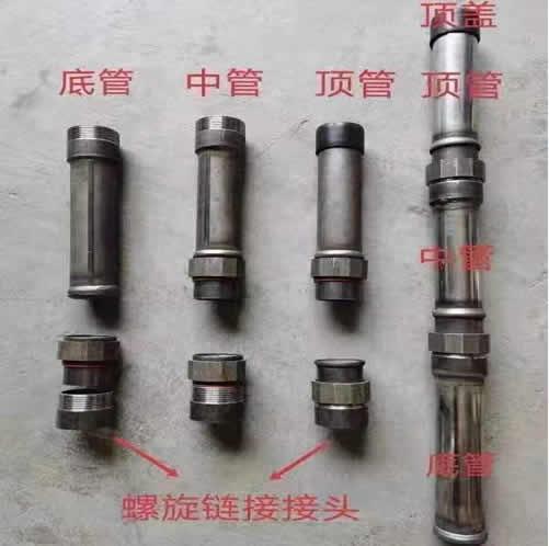 湖北灌注樁基鉗壓式聲測管54價格