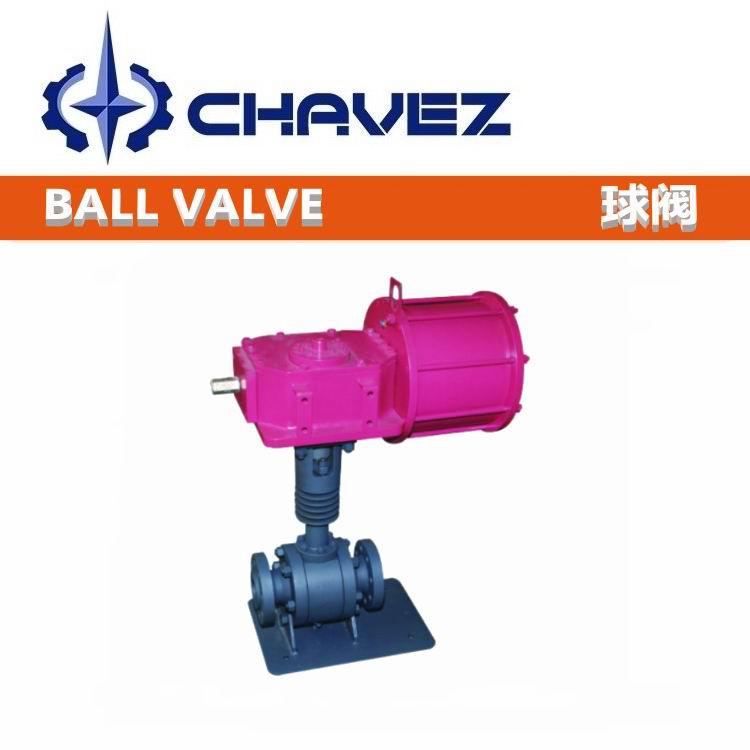 進口高溫耐磨浮動球閥 法蘭氣動閘閥 開關型風機盤管電動