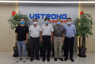 中國重型機(jī)械工業(yè)協(xié)會(huì)領(lǐng)導(dǎo)蒞臨伍強(qiáng)指導(dǎo)工作