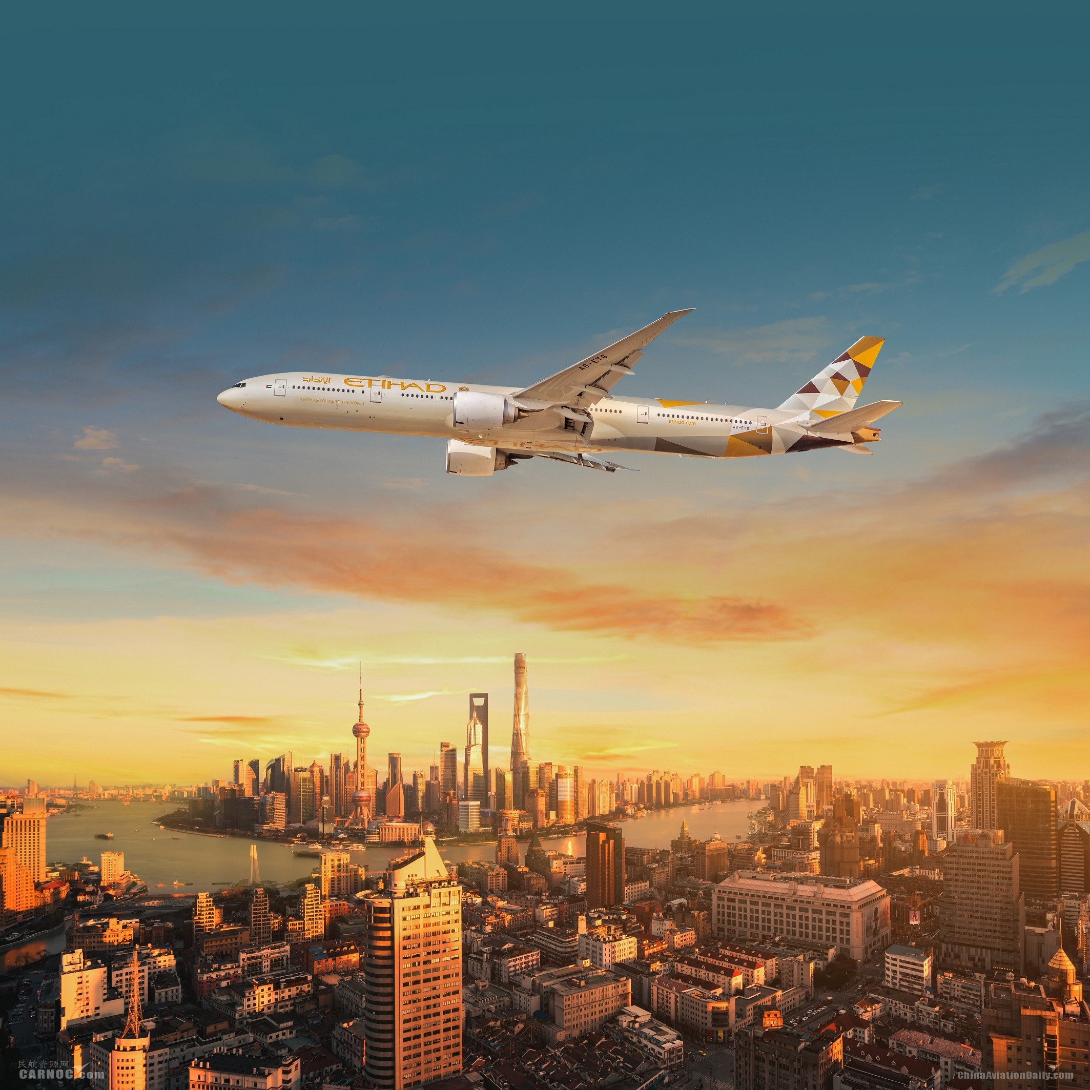 阿提哈德航空宣布恢復(fù)上海客運(yùn)航線